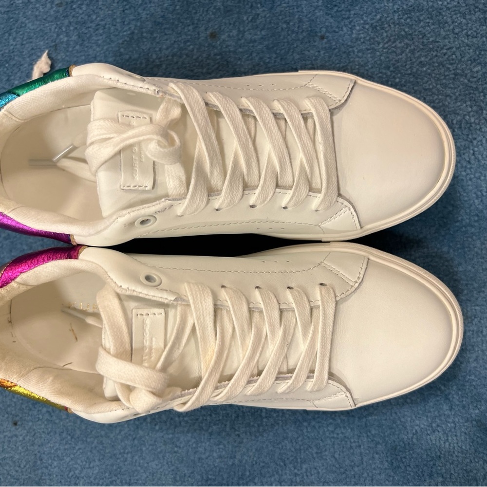Kurt Geiger white leather shoes, 36.5 /6.5